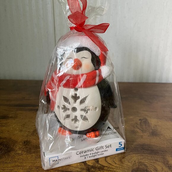 Ceramic Penguin Gift Set - Picture 2 of 8
